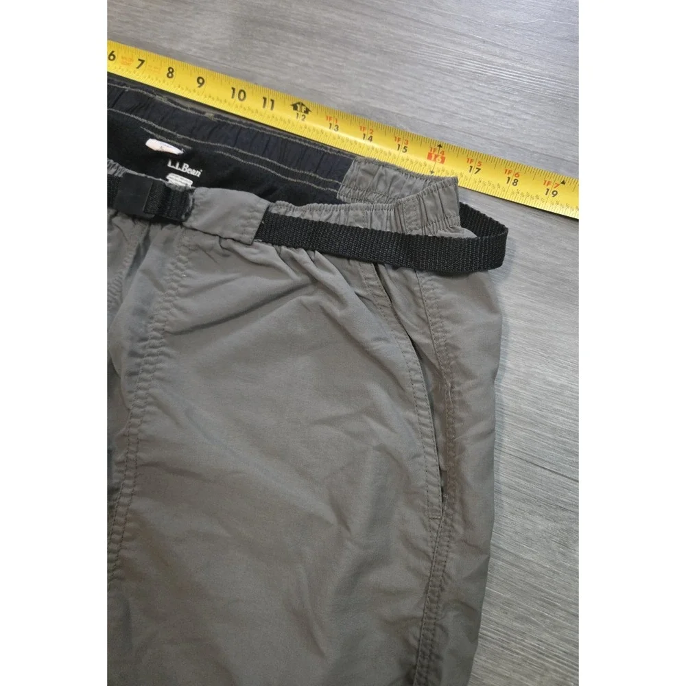 L.L. Bean 100% Nylon Pull-On Bike Shorts Built-In Liner 6